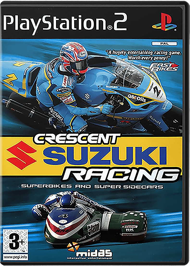 Crescent Suzuki Racing: Superbikes and Super Sidecars box art for Playstation 2
